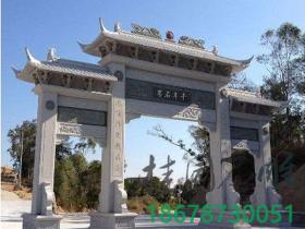 桂园石雕石牌坊的雕刻艺术