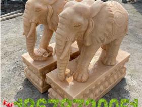 石雕大象多少钱一对