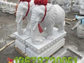 石雕大象图片