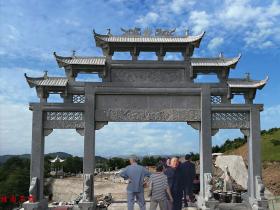 江苏农村大门楼设计与浙江农村石牌楼样式展示