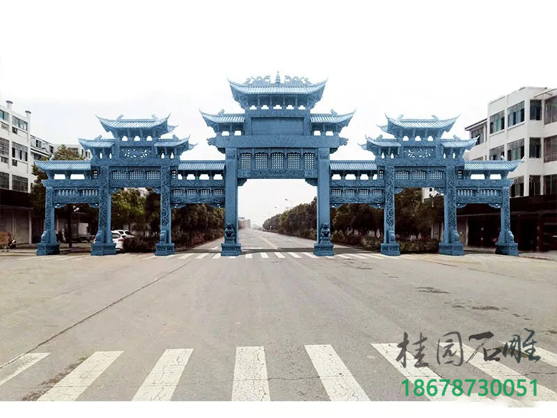 石牌坊在现代社会修建的意义