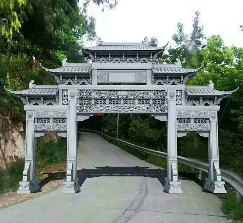 农村门楼农村牌坊