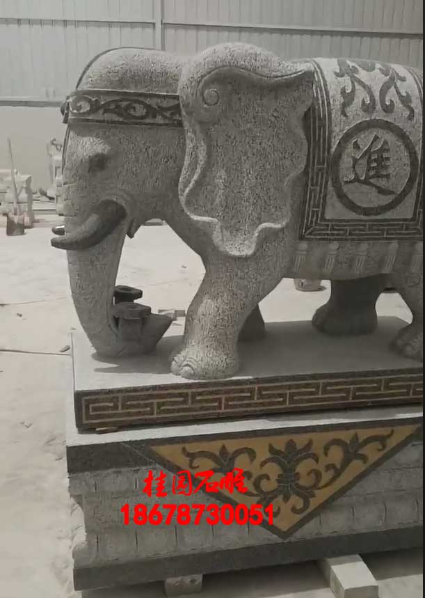 不宜摆放石雕大象的场所