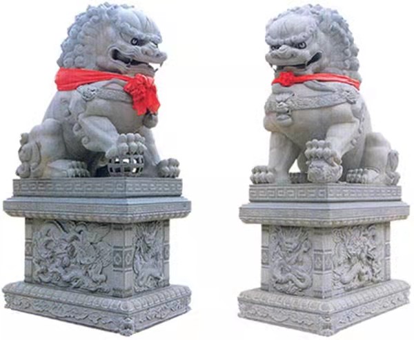 寺庙寺院景区石狮子图片