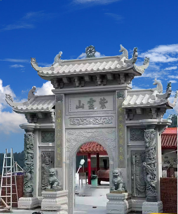 寺庙山门古建牌楼