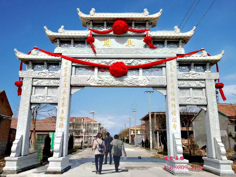 江苏村庄牌坊样式大全