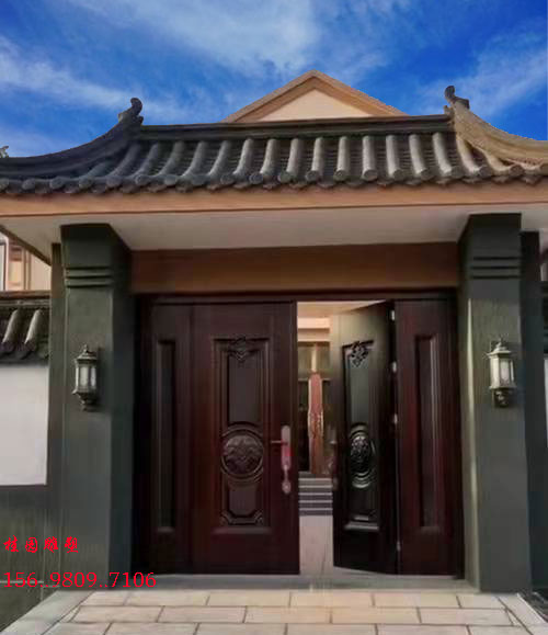 农村仿古大门楼